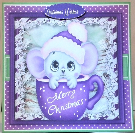 Cute Mouse in a Cup  3 by Hazel Underwood
