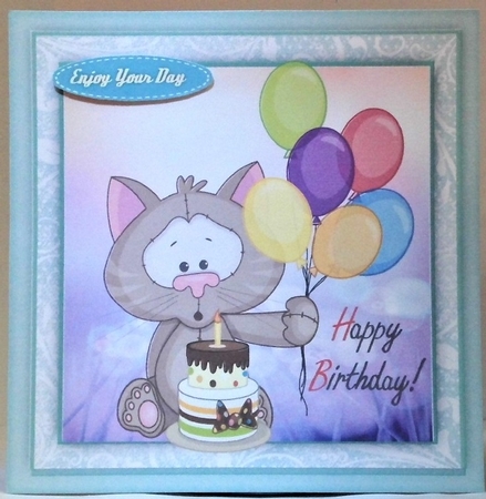 Top Cats Birthday Balloons  by Hazel Underwood
