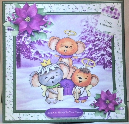 Christmas animals bumper kit - Decoupage & Inserts by Hazel Underwood