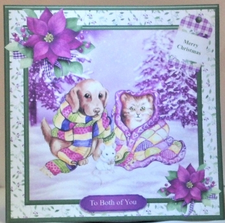 Christmas animals bumper kit - Decoupage & Inserts by Hazel Underwood