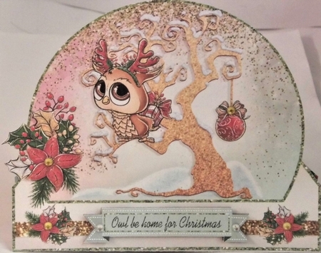 Happy Owl-i-days Shaped Tent Card Kit-3 by Hazel Underwood
