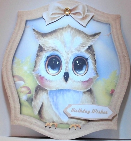 Big Eyed Owl by Hazel Underwood