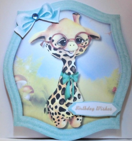 Giraffe in Spectacles by Hazel Underwood