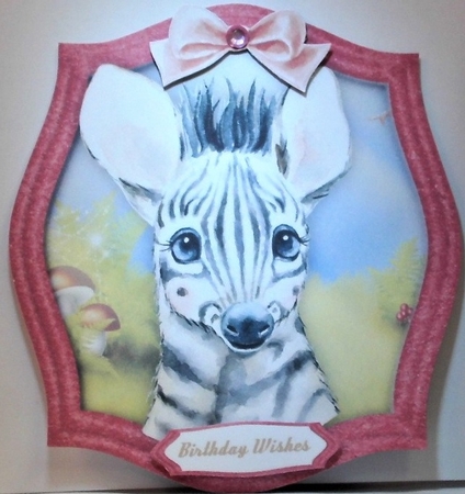 Sammy Zebra  by Hazel Underwood