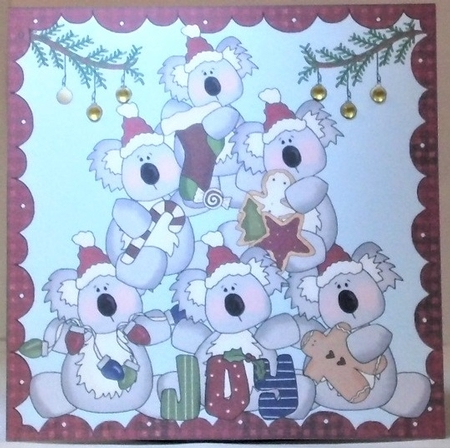Koala Christmas Pyramid by Hazel Underwood