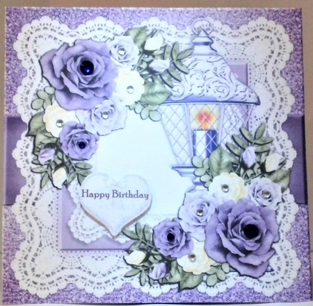 Bumperkits Purple Roses 3 Mini Kits by Hazel Underwood