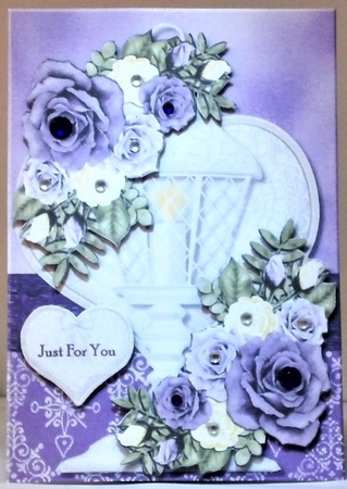 Bumperkits Purple Roses 3 Mini Kits by Hazel Underwood