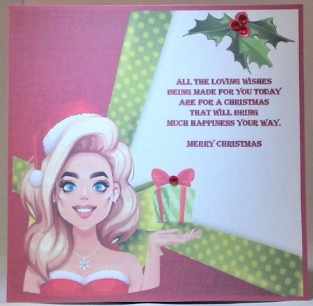 My Christmas Beauty insert by Hazel Underwood
