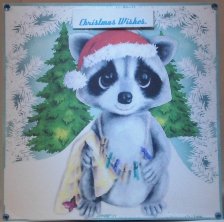 Badgers Christmas Hat by Hazel Underwood