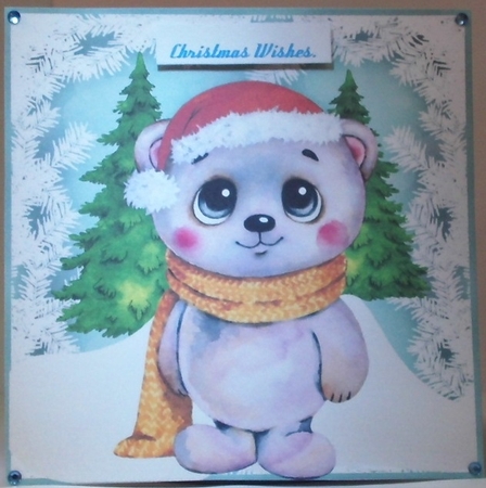 Bears Christmas Hat by Hazel Underwood