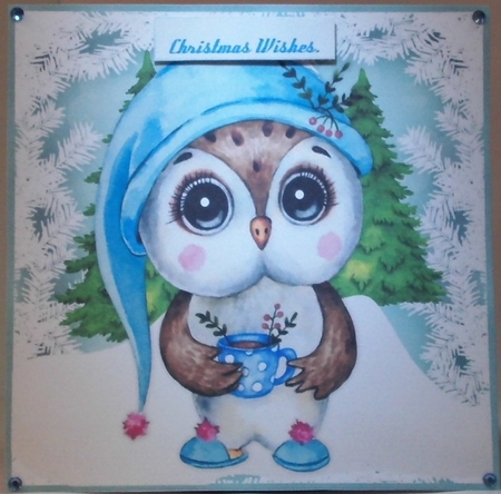 Owls Cup of Cocoa  by Hazel Underwood