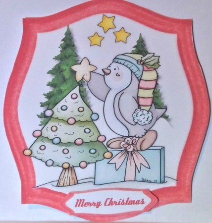 Christmas Penguin  by Hazel Underwood