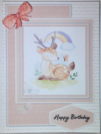 Cute deer by Hazel Underwood