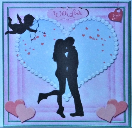 Valentine Silhouette 1 by Hazel Underwood