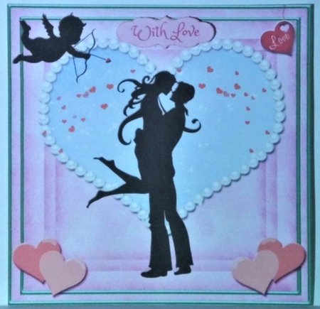 Valentine Silhouette 2 by Hazel Underwood