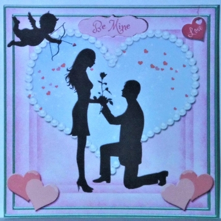 Valentine Silhouette 3 by Hazel Underwood