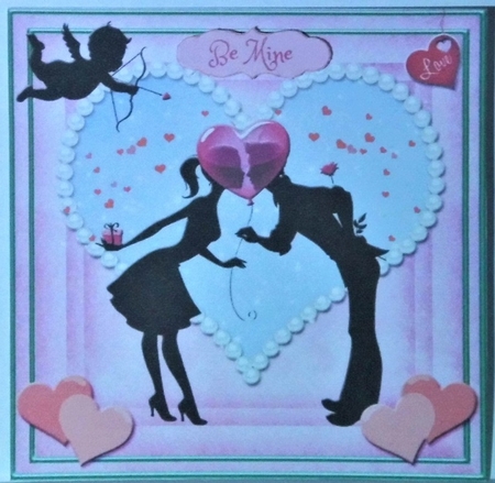 Valentine Silhouette 4 by Hazel Underwood