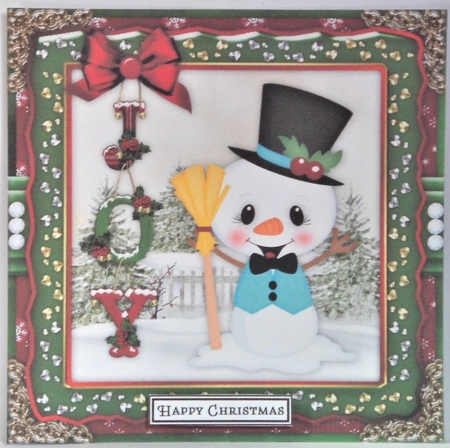 Christmas Snowmies2 Mini Card Kit by Hazel Underwood