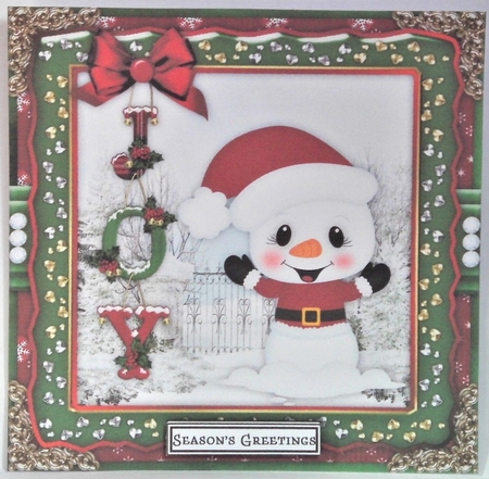 Christmas Snowmies3 Quick Card by Hazel Underwood