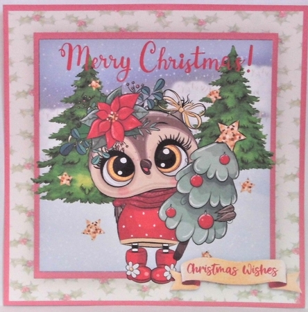 Owl Beautiful Christmas Tree  by Hazel Underwood