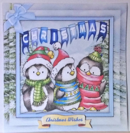 Three Chilly Penguins  by Hazel Underwood