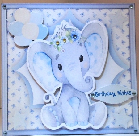 Gorgeous Ellie , Blue  by Hazel Underwood