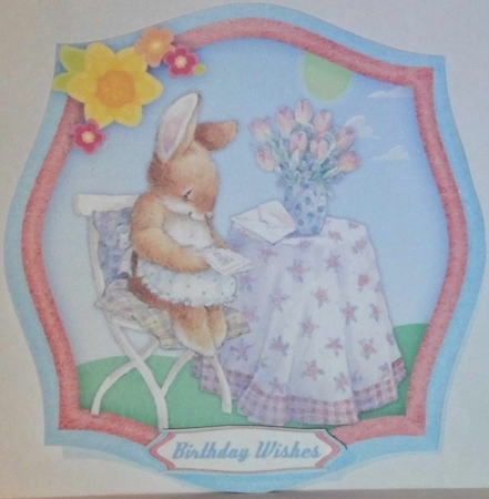 Cute Rabbitts Tea Party by Hazel Underwood