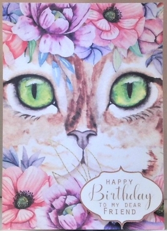 Green Eyes Quick Card by Hazel Underwood