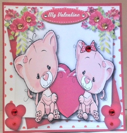 My Valentine Kitty by Hazel Underwood