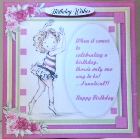 Strike a Pose Birthday Girl  by Hazel Underwood