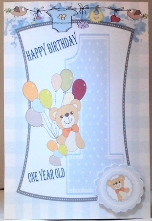 Baby Boy 1st Birthday by Hazel Underwood