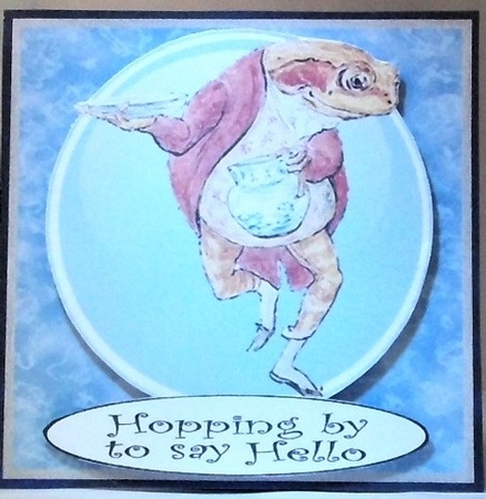 Jeremy Fisher - Hopping By by Hazel Underwood