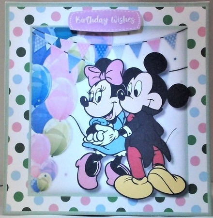 Minnie and Mickys Birthday Dance  by Hazel Underwood