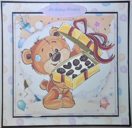 Sweet Brown Bear 4 by Hazel Underwood