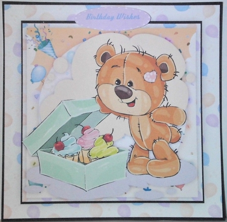 Sweet Brown Bear 5 by Hazel Underwood