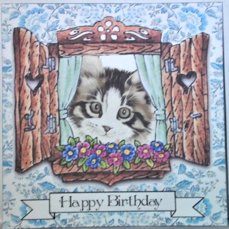 Window Card Front 1 by Hazel Underwood