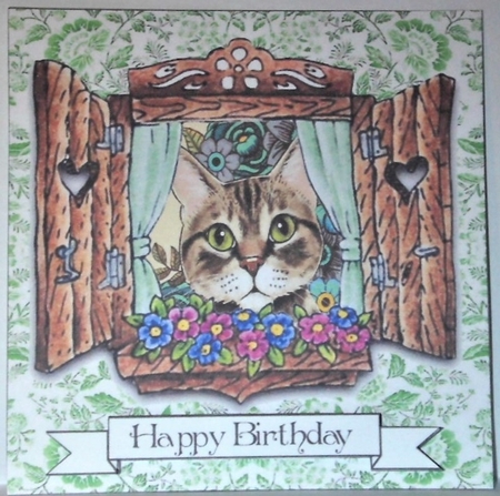 Window Card Front 5 by Hazel Underwood