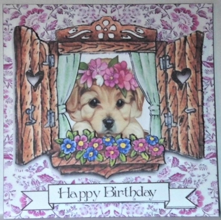 Window Card Front 7 by Hazel Underwood