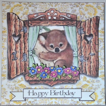 Window Card Front 9 by Hazel Underwood