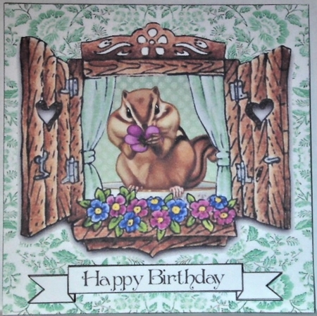 Window Card Front 10 by Hazel Underwood