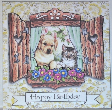 Window Card Front 11 by Hazel Underwood