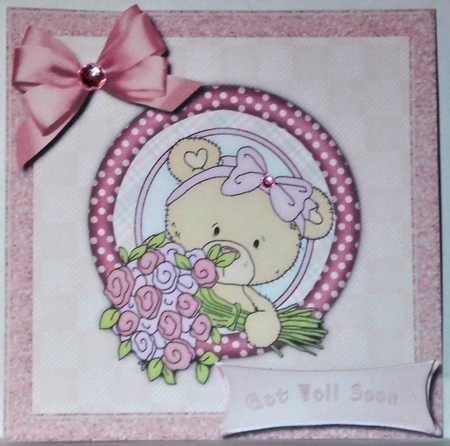 Get Well Soon Bear by Hazel Underwood