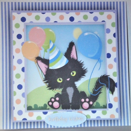 Lucky Black   Kitty Cat  by Hazel Underwood