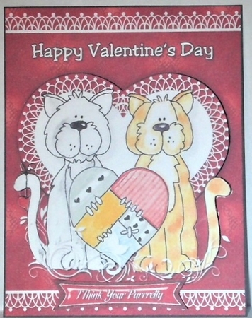 Valentines Pet Card Front Bumper Kit by Hazel Underwood