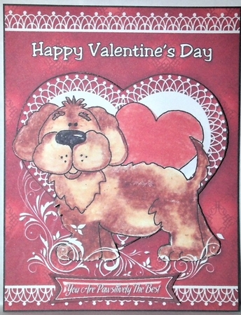 Valentines Pet Card Front Bumper Kit by Hazel Underwood