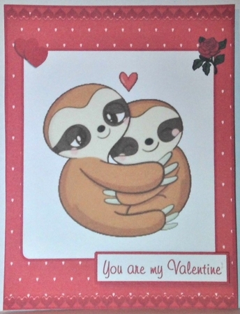 Valentines day greeting card    by Hazel Underwood
