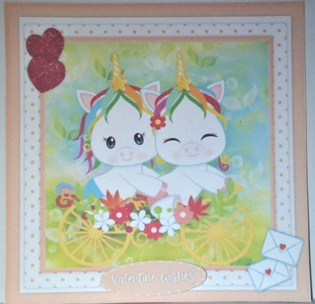 Valentine Unicorns  by Hazel Underwood