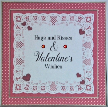 Valentines Day Teddy Bear Topper by Hazel Underwood