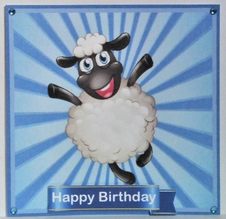 Happy Lamb Birthday by Hazel Underwood
