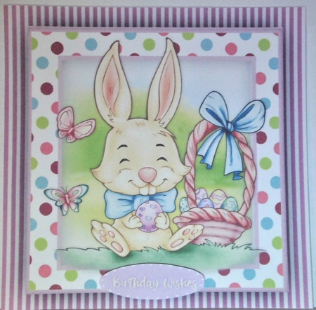Adorable Easter Bunny by Hazel Underwood